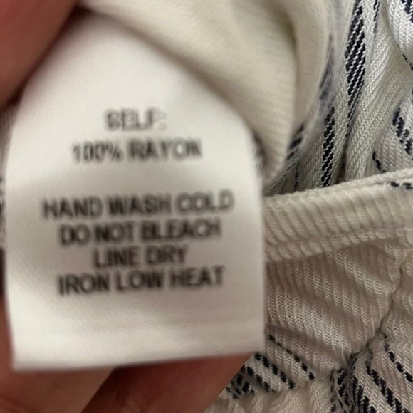 Lulus Climb Aboard Grey and White Striped Romper Women’s Size Small - Picture 10 of 13